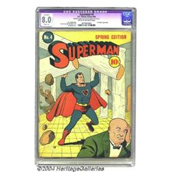 Superman #4 (DC, 1940) CGC Apparent VF 8.0 Slight (A) Cream to off-white pages.