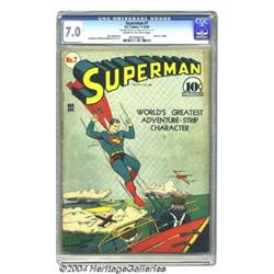 Superman #7 (DC, 1940) CGC FN/VF 7.0 Cream to off-white pages.