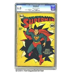 Superman #9 (DC, 1941) CGC FN 6.0 Cream to off-white pages.