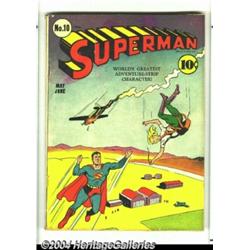 Superman #10 (DC, 1941) Condition: GD/VG.