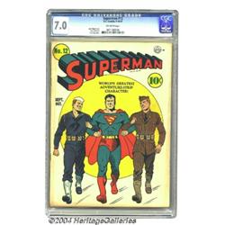 Superman #12 (DC, 1941) CGC FN/VF 7.0 Off-white pages.