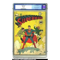 Superman #17 (DC, 1942) CGC FN+ 6.5 Off-white pages.