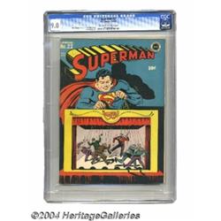 Superman #22 (DC, 1943) CGC VF/NM 9.0 Off-white to white pages.