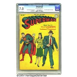 Superman #30 (DC, 1944) CGC FN/VF 7.0 Off-white to white pages.