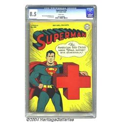 Superman #34 (DC, 1945) CGC VF+ 8.5 White pages.
