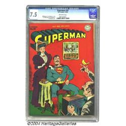 Superman #35 (DC, 1945) CGC VF- 7.5 Off-white pages.