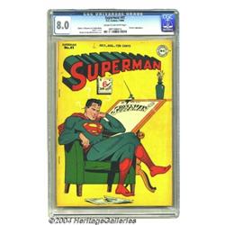 Superman #41 (DC, 1946) CGC VF 8.0 Cream to off-white pages.