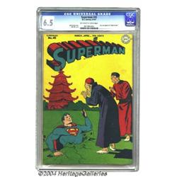 Superman #45 (DC, 1947) CGC FN+ 6.5 Off-white to white pages.