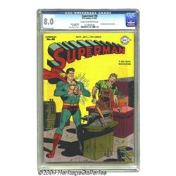 Superman #48 (DC, 1947) CGC VF 8.0 Cream to off-white pages.