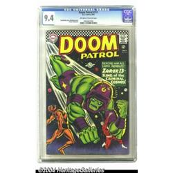 Doom Patrol #111 (DC, 1967) CGC NM 9.4 Off-white to white pages.