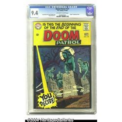 Doom Patrol #121 (DC, 1968) CGC NM 9.4 Off-white to white pages.