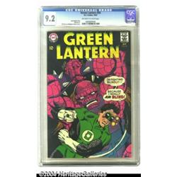 Green Lantern #56 (DC, 1967) CGC NM- 9.2 Off-white to white pages.