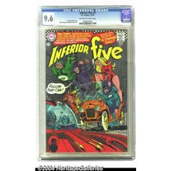 The Inferior Five #1 (DC, 1967) CGC NM+ 9.6 Off-white to white pages.