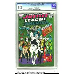 Justice League of America #54 (DC, 1967) CGC NM- 9.2 Off-white pages.