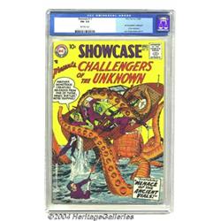 Showcase #12 Challengers of the Unknown (DC, 1958) CGC FN- 5.5 Off-white pages.