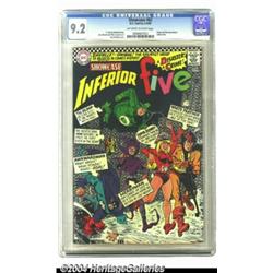 Showcase #62 Inferior Five (DC, 1966) CGC NM- 9.2 Off-white to white pages.