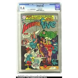 Showcase #65 Inferior Five (DC, 1966) CGC NM 9.4 Off-white pages.