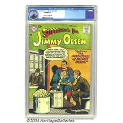 Superman's Pal Jimmy Olsen #23 (DC, 1957) CGC VF/NM 9.0 Cream to off-white pages.