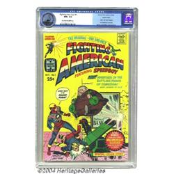 Fighting American #1 Pacific Coast pedigree (Harvey, 1966) CGC NM+ 9.6 Off-white to white pages .