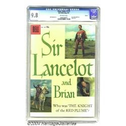 Four Color #775 Sir Lancelot and Brian - Circle 8 pedigree (Dell, 1957) CGC NM/MT 9.8 Off-white p