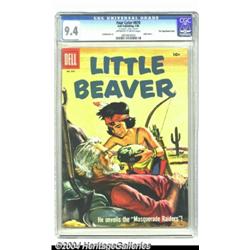 Four Color #870 Little Beaver - Double Cover - File Copy (Dell, 1958) CGC NM 9.4 Off-white to whi