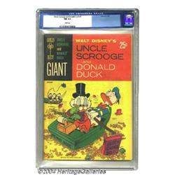 Uncle Scrooge and Donald Duck #1 (Gold Key, 1965) CGC NM 9.4 White pages.