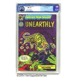 Unearthly Spectaculars #1 Pacific Coast pedigree (Harvey, 1965) CGC NM+ 9.6 Off-white to white pa