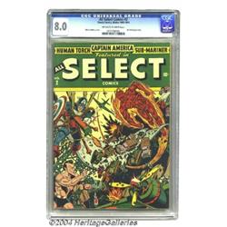 All Select Comics #2 (Timely, 1943) CGC VF 8.0 Off-white to white pages.