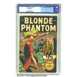 Blonde Phantom #14 (Timely, 1947). CGC VF/NM 9.0 Cream to off-white pages.