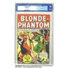 Image 1 : Blonde Phantom #16 (Timely, 1947) CGC VF/NM 9.0 Off-white pages.