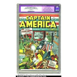 Captain America Comics #1 Mile High pedigree (Timely, 1941) CGC Apparent VF/NM 9.0 Slight (P) Off