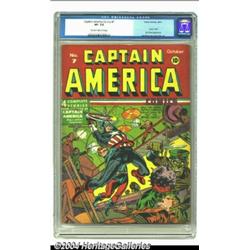Captain America Comics #7 (Timely, 1941) CGC VF 8.0 Cream to off-white pages.