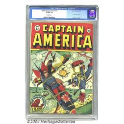 Captain America Comics #32 (Timely, 1943) CGC VF/NM 9.0 Off-white pages.
