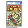 Image 1 : Captain America Comics #32 (Timely, 1943) CGC VF/NM 9.0 Off-white pages.