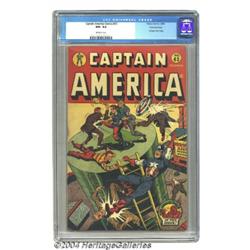Captain America Comics #43 Crowley pedigree (Timely, 1944) CGC NM- 9.2 Off-white pages.