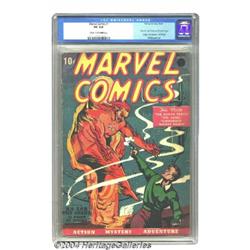 Marvel Comics #1 (Timely, 1939) CGC VG 4.0 Cream to off-white pages.