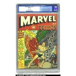 Marvel Mystery Comics #9 (Timely, 1940) CGC VF 8.0 Off-white pages.