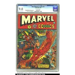 Marvel Mystery Comics #31 (Timely, 1942) CGC VF/NM 9.0 Off-white pages.