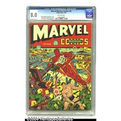 Marvel Mystery Comics #35 (Timely, 1942) CGC VF 8.0 Off-white pages.