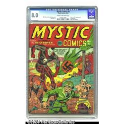 Mystic Comics #6 (Timely, 1941) CGC VF 8.0 Cream to off-white pages.