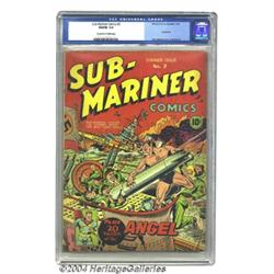Sub-Mariner Comics #2 (Timely, 1941) CGC VG/FN 5.0 Cream to off-white pages.