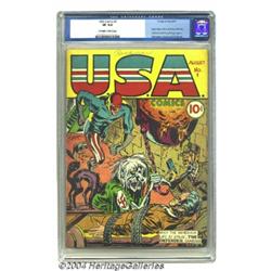 USA Comics #1 (Timely, 1941) CGC VF 8.0 Off-white to white pages.