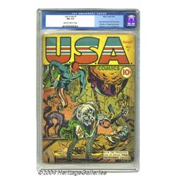 USA Comics #1 (Timely, 1941) CGC FN+ 6.5 Light tan to off-white pages.