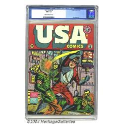 USA Comics #4 (Timely, 1942) CGC NM- 9.2 Cream to Off-white pages.