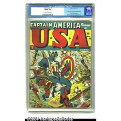 USA Comics #7 (Timely, 1943) CGC FN/VF 7.0 Cream to off-white pages.