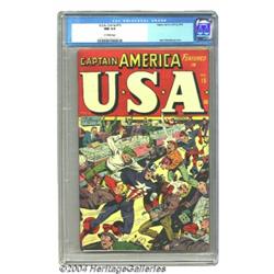 USA Comics #15 (Timely, 1945) CGC NM 9.4 Off-white pages.