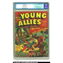 Young Allies Comics #1 (Timely, 1941) CGC FN+ 6.5 Cream to off-white pages.