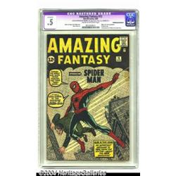 Amazing Fantasy #15 (Marvel, 1962) CGC Apparent PR 0.5 Cream to off-white pages.