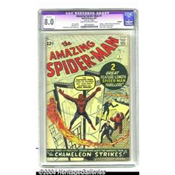 Amazing Spider-Man #1 (Marvel, 1963) CGC Apparent VF 8.0 Cream to off-white pages.