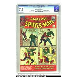 Amazing Spider-Man #4 (Marvel, 1963) CGC VF- 7.5 Cream to off-white pages.